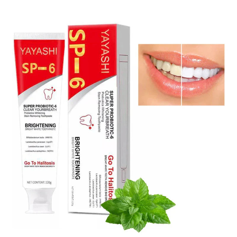 PureSmile - 100ML SP-6 Probiotische Whitening-Zahnpasta | 1+1 GRATIS