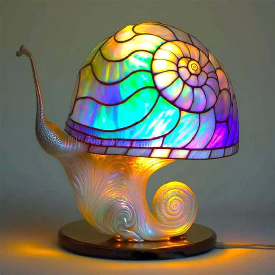 50% RABATT | Luminox - Pilz-Lampe aus gebeiztem Harz | 30 CM