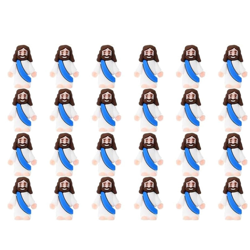 24 Stück Mini-Jesus-Figuren für Osterdekorationen