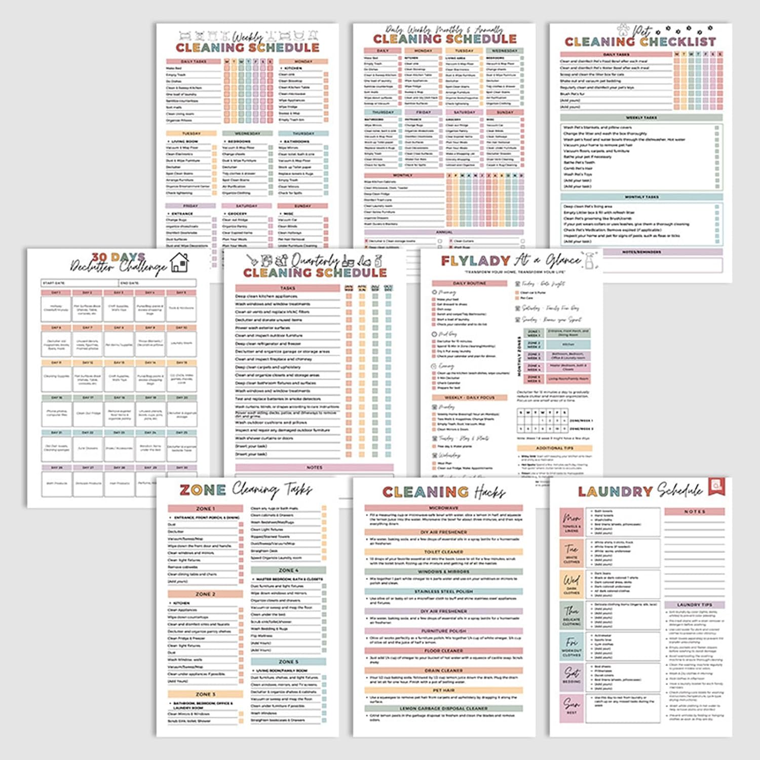 CleanPlan™ – Dein Reinigungs- & Organisations-Toolkit | 50% Rabatt