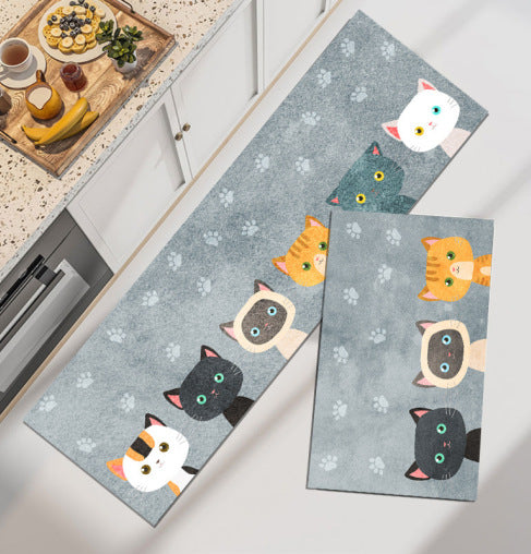 CleanStep Set (2 Stück) - Rutschfeste, saugfähige Bodenmatte