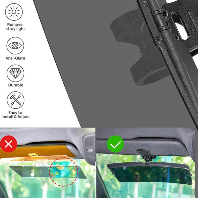 Auto-Sonnenblende mit polarisiertem Blendschutz