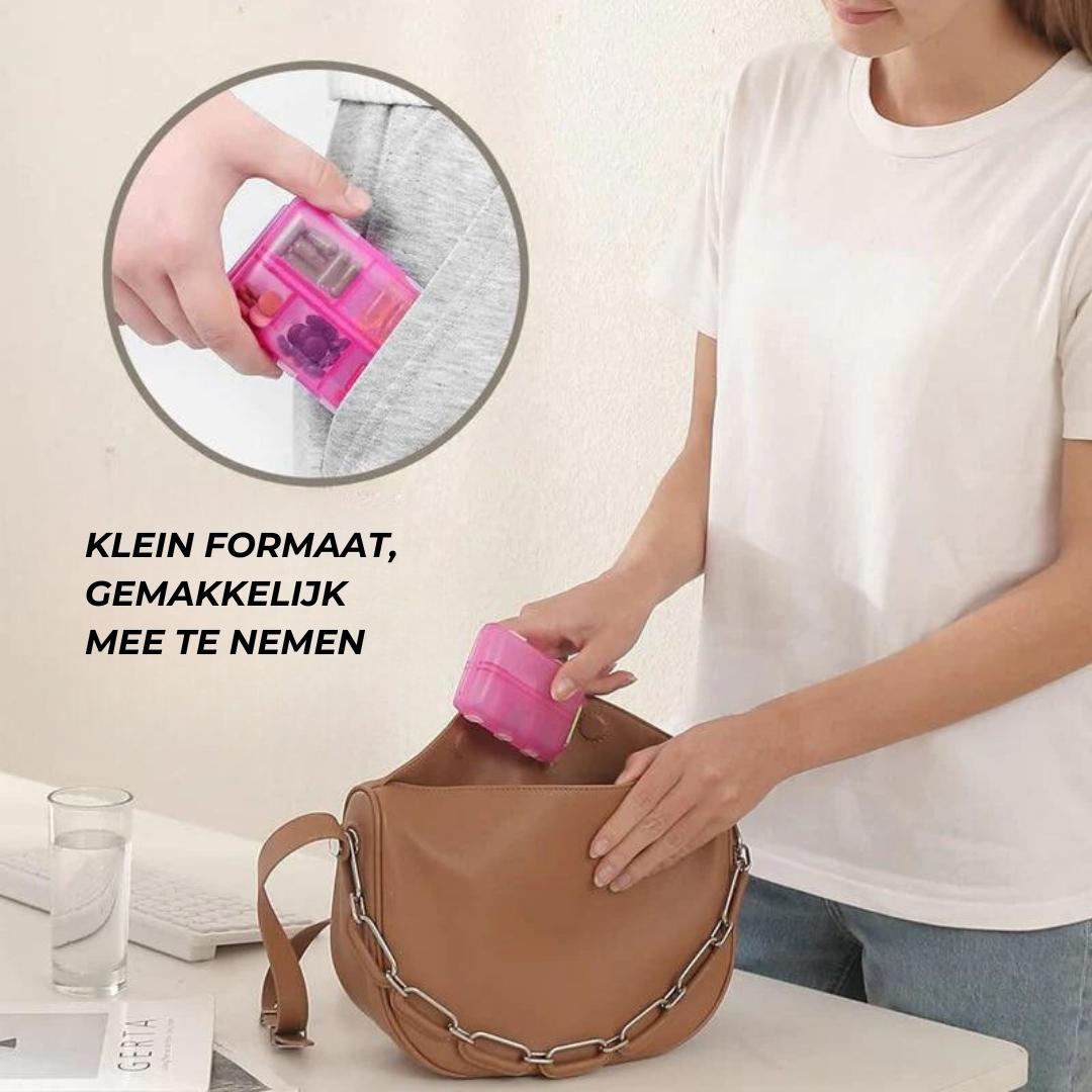 1+1 GRATIS | TravelMed™ - Tragbare Pillendose mit 10 Fächern