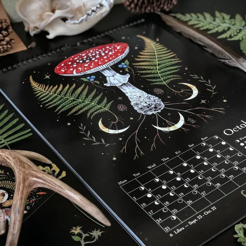 Meryn™ - Dunkler Wald-Mondkalender | 50% Rabatt