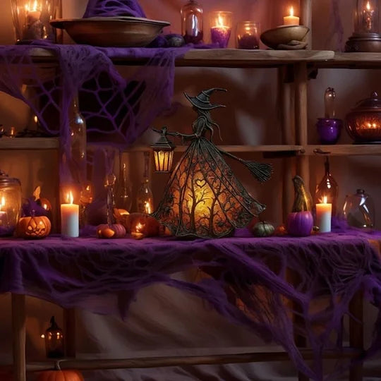 SpookyGlow – Halloween-Hexenlaterne