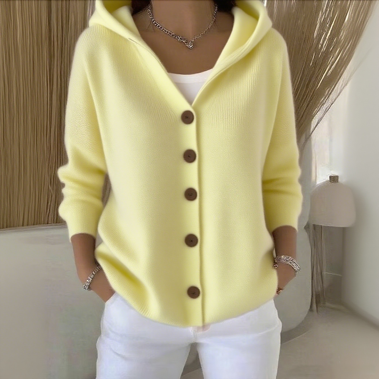 Hanneke – Bequeme  Damenstrickjacke für Jeden Tag | 50% RABATT
