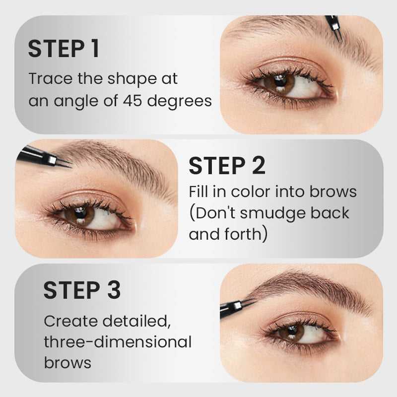 BrowNature™ Wasserdichter Augenbrauenstift Natürlich | 1+3 GRATIS