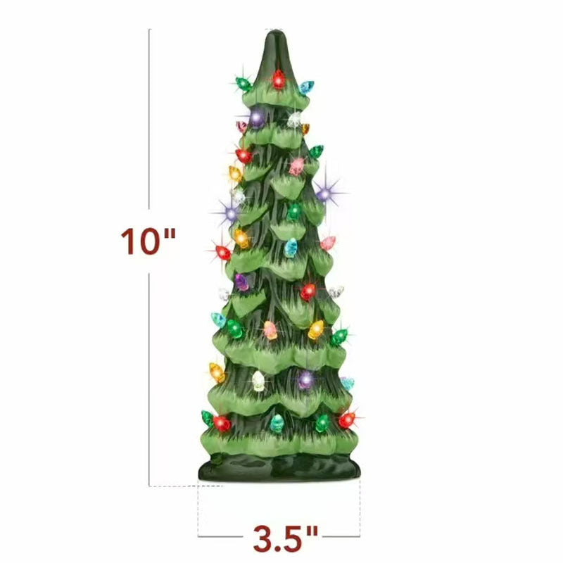 LumiGlow – Handbemalter Weihnachtsbaum aus Keramik