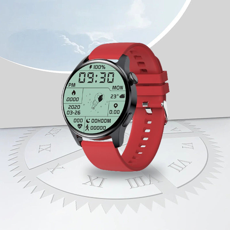 HealthTech - Herzfrequenz- und Blutzuckermessung, Sportuhr mit Bluetooth-Anruf | 50% RABATT