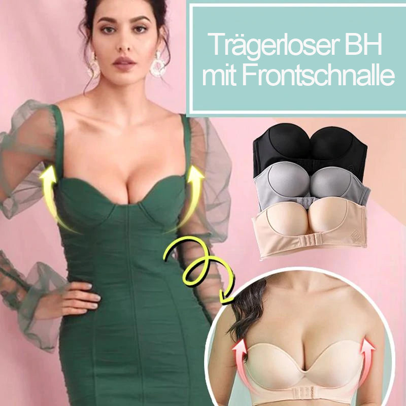 Trägerloser BH mit vorderer Schnalle（Sommer-Bestseller 🌞🔥）