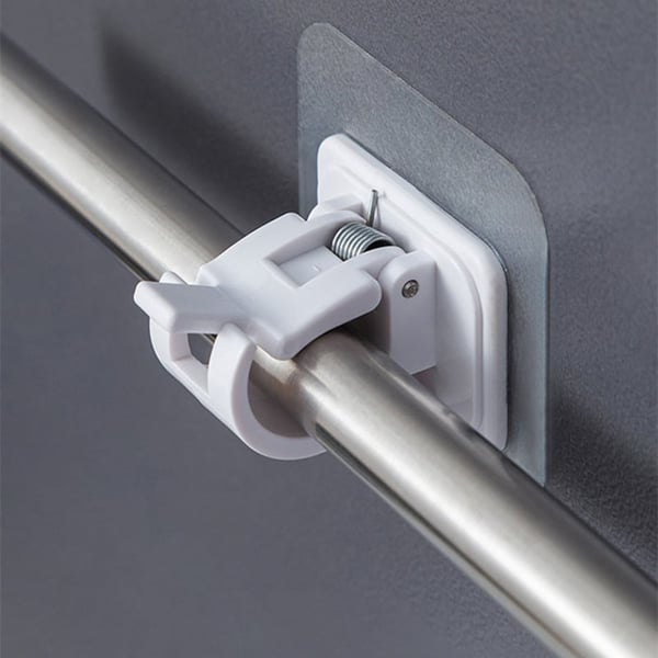 GlideHold® Halter | nagelfreie verstellbare Rutenhalter | Heute 50% Rabatt