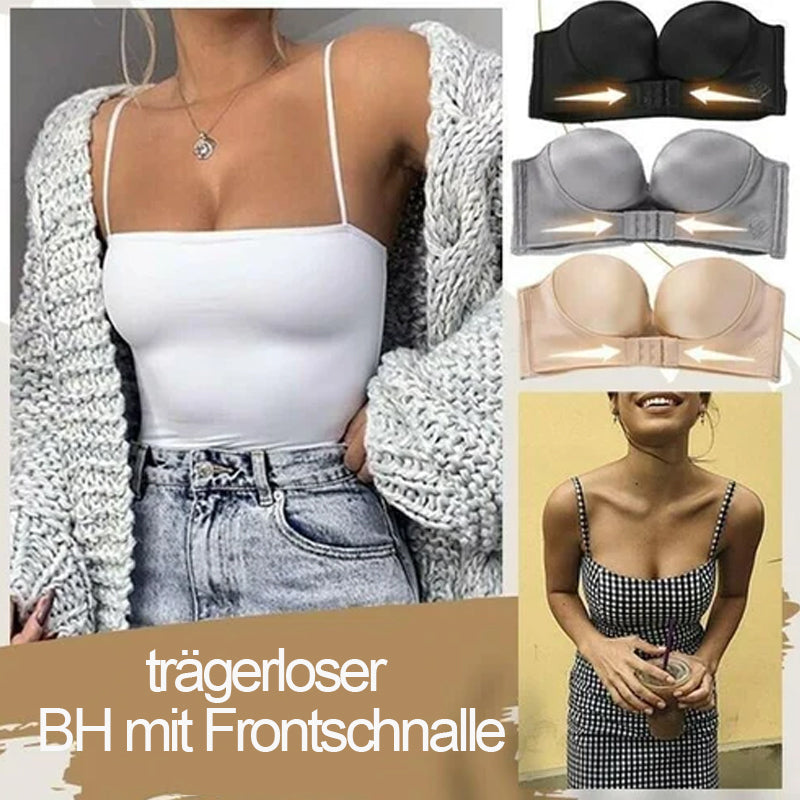 Trägerloser BH mit vorderer Schnalle（Sommer-Bestseller 🌞🔥）