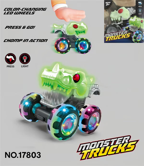 DinoDrive – Press & Go Dino Truck Spielzeug für Kleinkinder