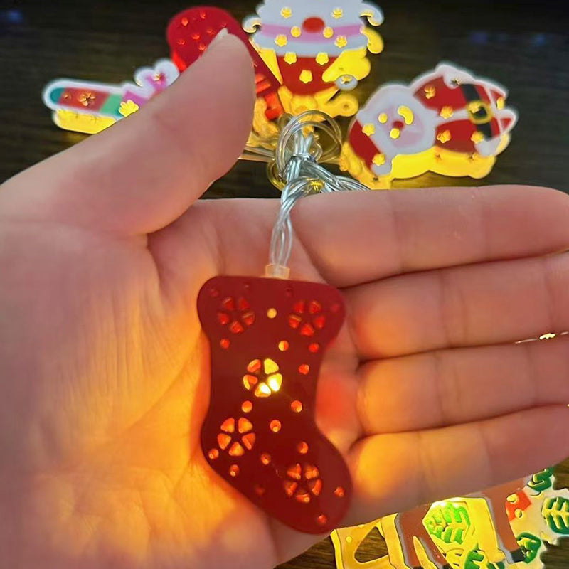 NordicGlow – Weihnachts LED-Eisen-Dekolichterkette
