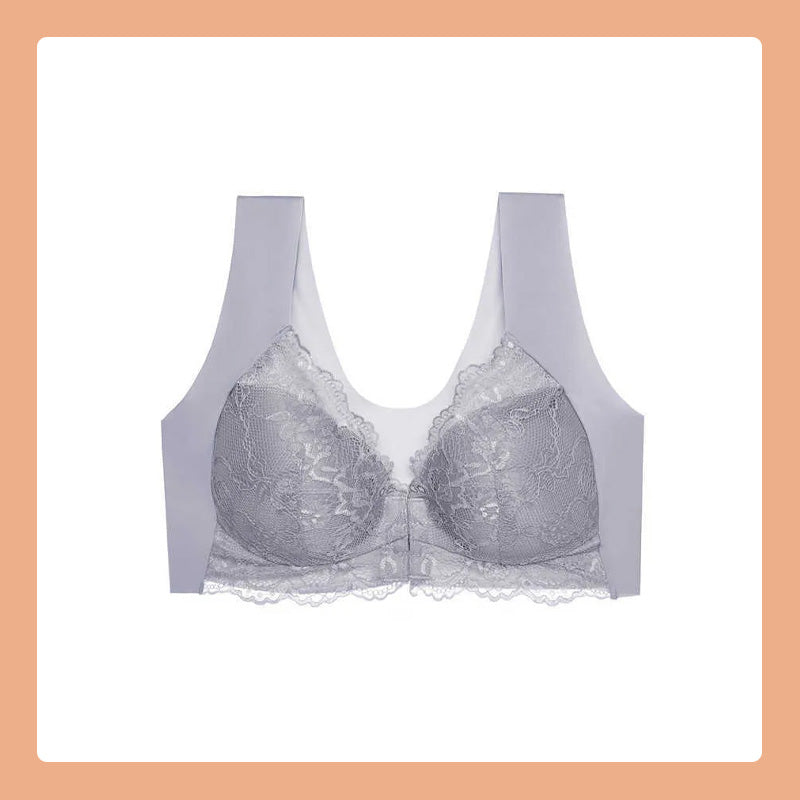 Frontknopf dünner BH Spitze sexy Dessous