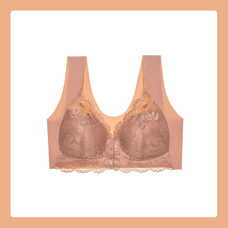 Frontknopf dünner BH Spitze sexy Dessous