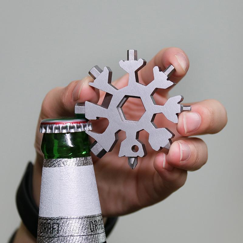 SnowMaster Pro - 18-in-1 Edelstahl Schneeflocken Multi-Tool | 1+1 GRATIS