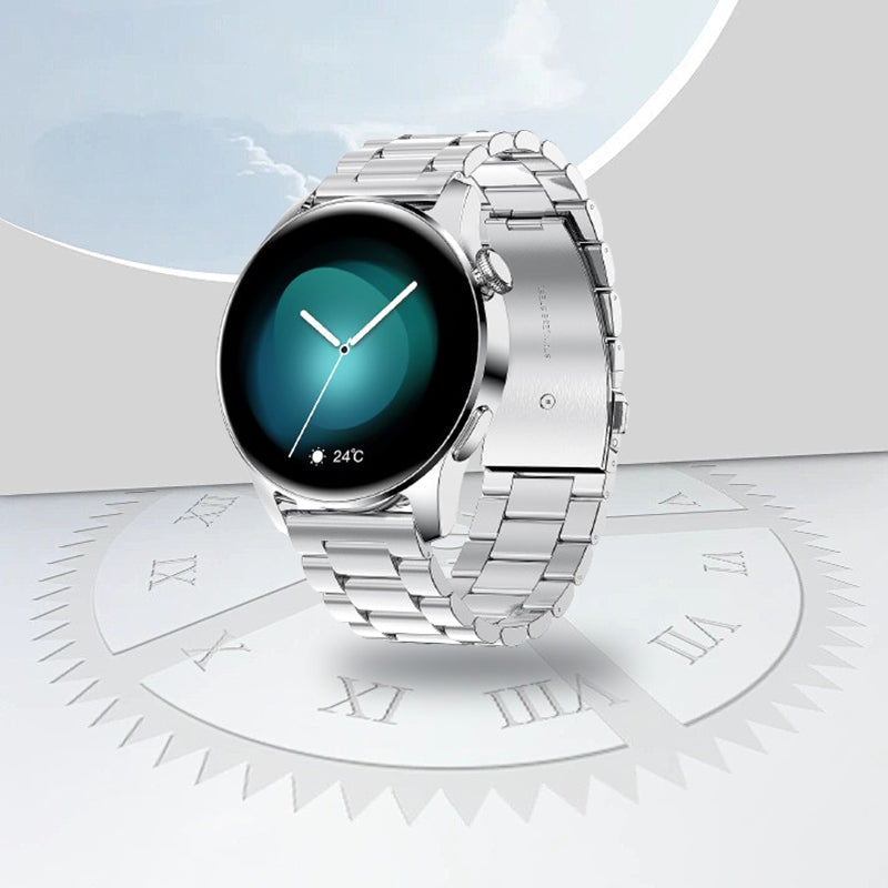 HealthTech - Herzfrequenz- und Blutzuckermessung, Sportuhr mit Bluetooth-Anruf | 50% RABATT