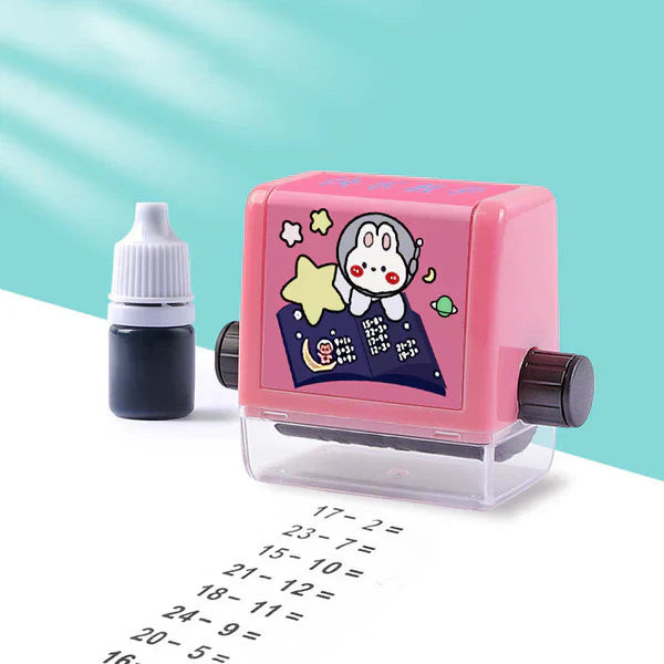 Variant image for Mathe Rollstempel - Einstellbare Übungen für Grundschüler, Spaß am Lernen-3
