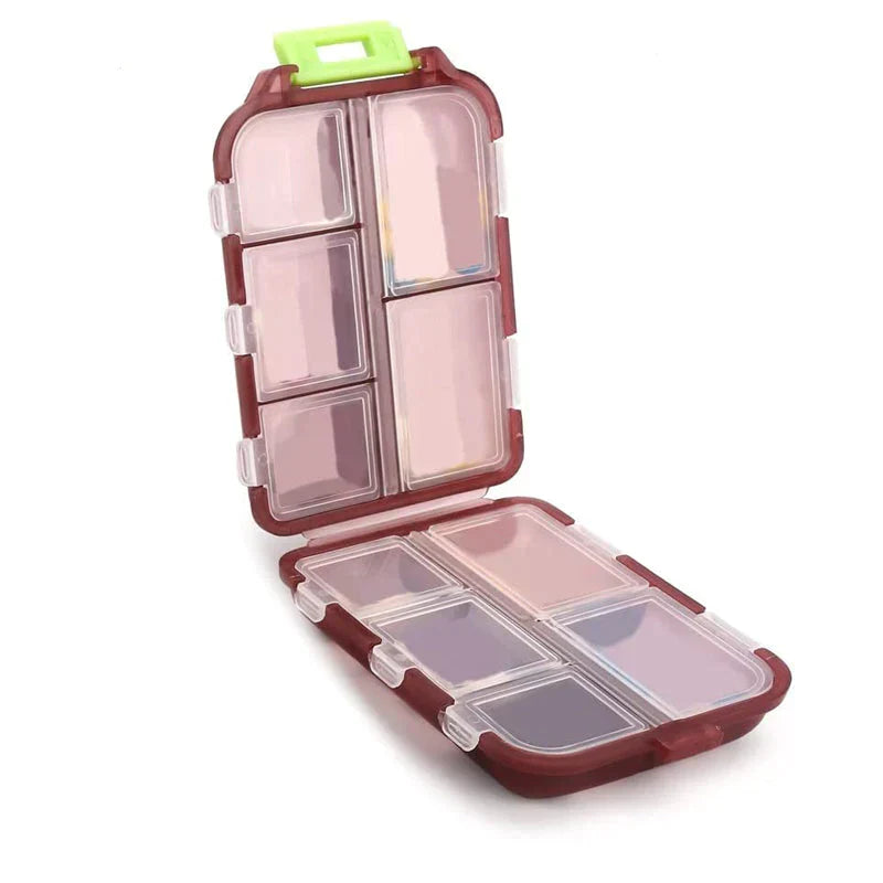 1+1 GRATIS | TravelMed™ - Tragbare Pillendose mit 10 Fächern