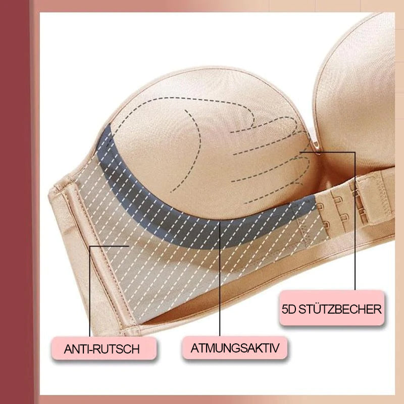 Trägerloser BH mit vorderer Schnalle（Sommer-Bestseller 🌞🔥）