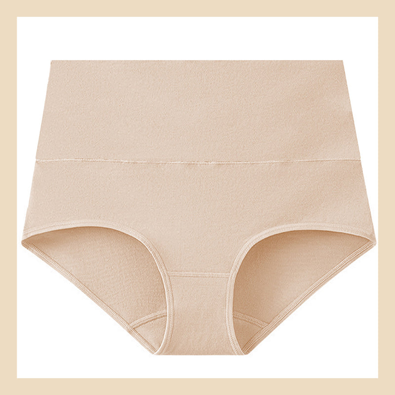 Aria - 5 Stück High Waist Baumwollunterwäsche | 50% RABATT