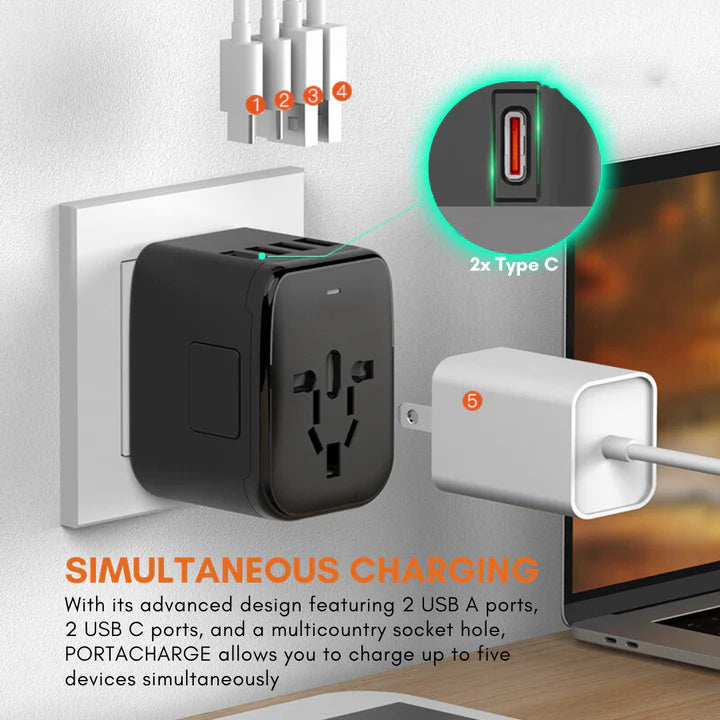 Universal 100V-220V Smart Travel Adapter Spannungswandler