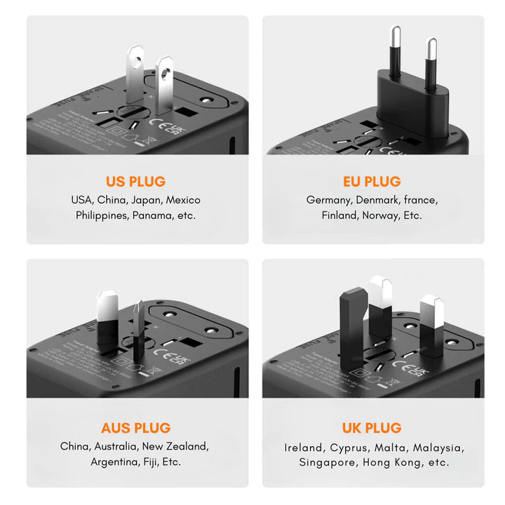 Universal 100V-220V Smart Travel Adapter Spannungswandler