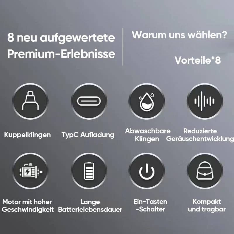 TrimEasy - Tragbarer Nasenhaartrimmer | 50% RABATT