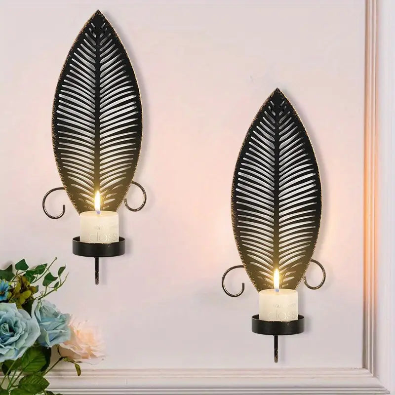 LeafLume™ – Eleganter Kerzenhalter-Satz | 50% Rabatt