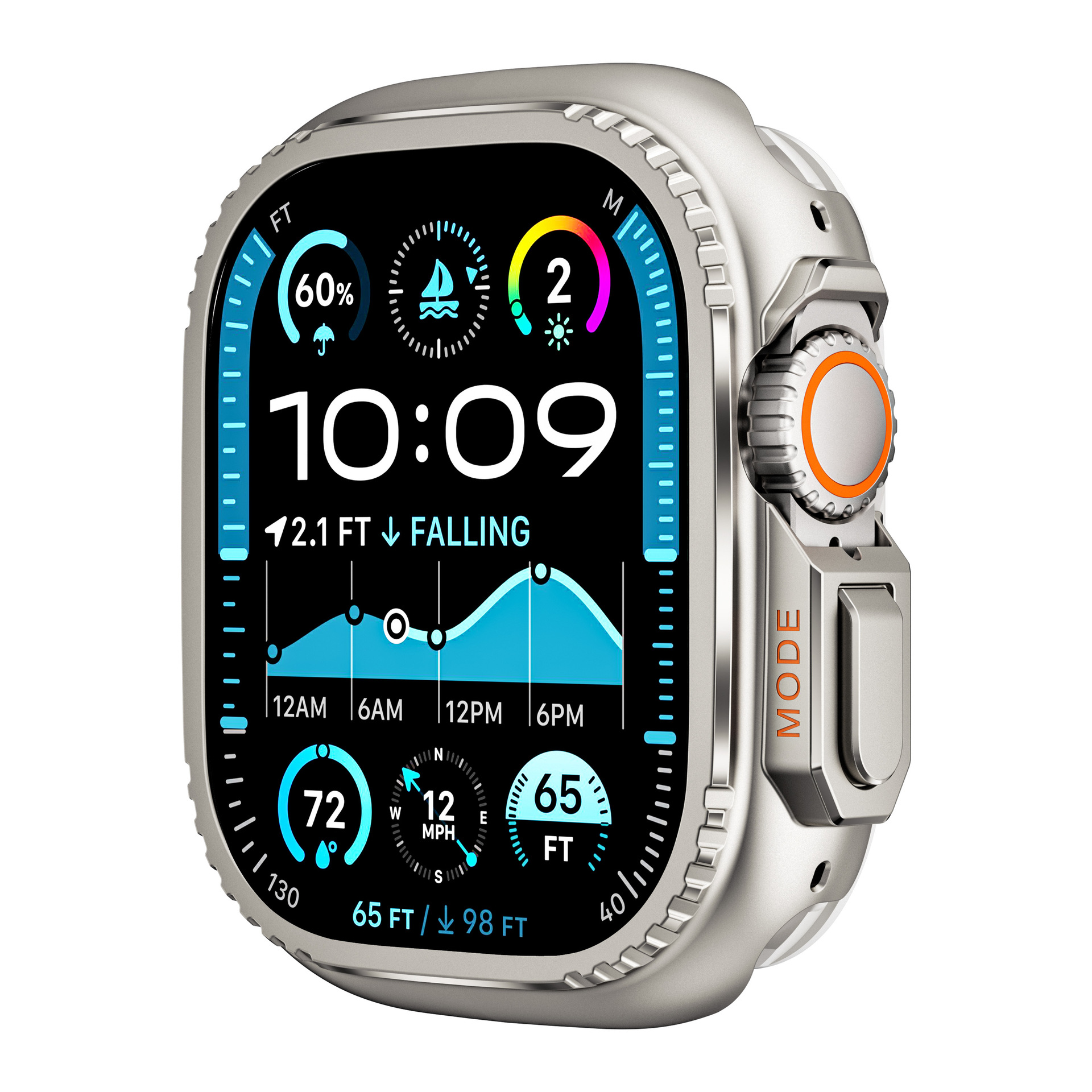 Titan Uhrengehäuse - Robuster Schutz Für Ihre Apple Watch