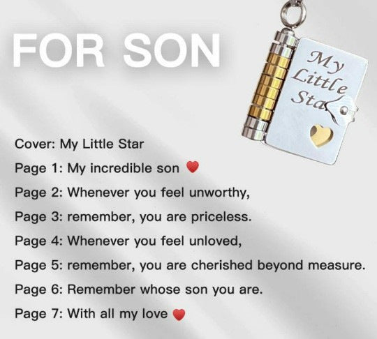 My Little Star™ – Bücher-Halskette für Mädchen | 1+1 GRATIS