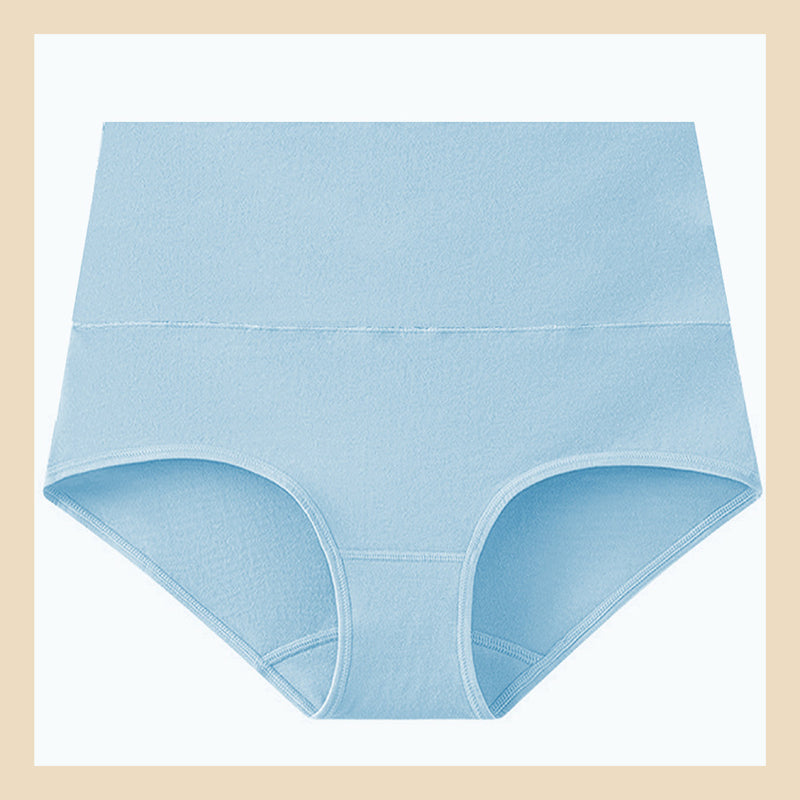 Aria - 5 Stück High Waist Baumwollunterwäsche | 50% RABATT
