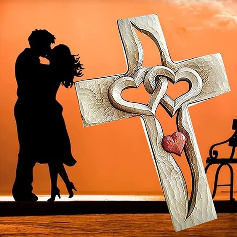 FaithHearts – Zwei Herzen, vereint unter Gottes schützendem Kreuz | 50% RABATT