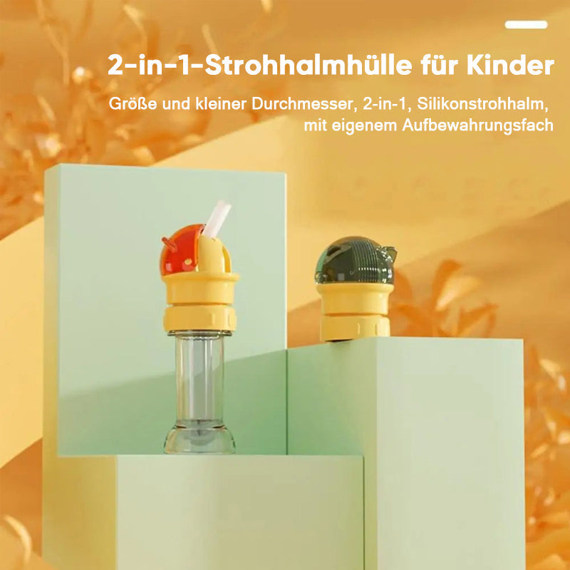 Wiederverwendbarer Trinkflaschendeckel für Kinder | 1+1 GRATIS
