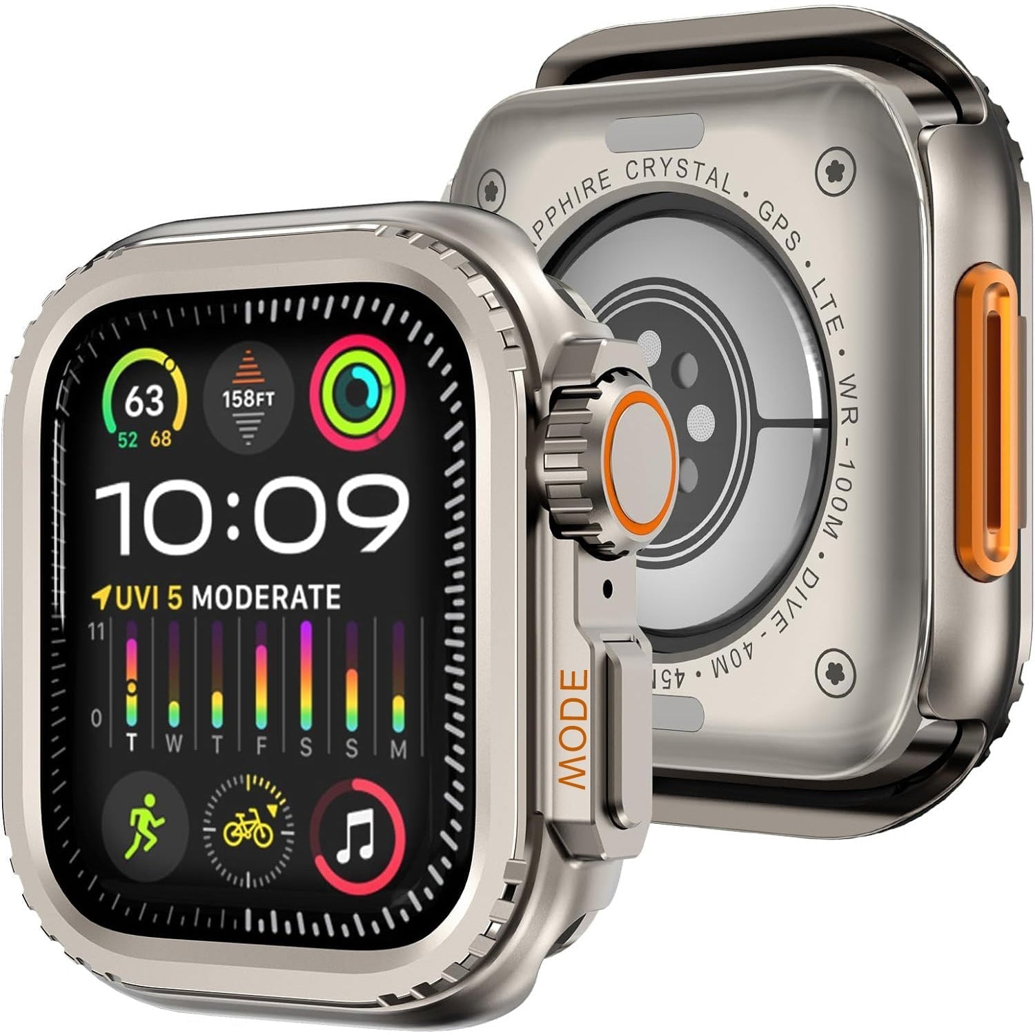 Titan Uhrengehäuse - Robuster Schutz Für Ihre Apple Watch