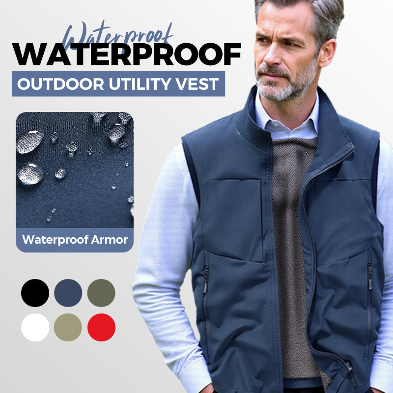 TrailGuard™ Herren Outdoor Weste Wasserdicht