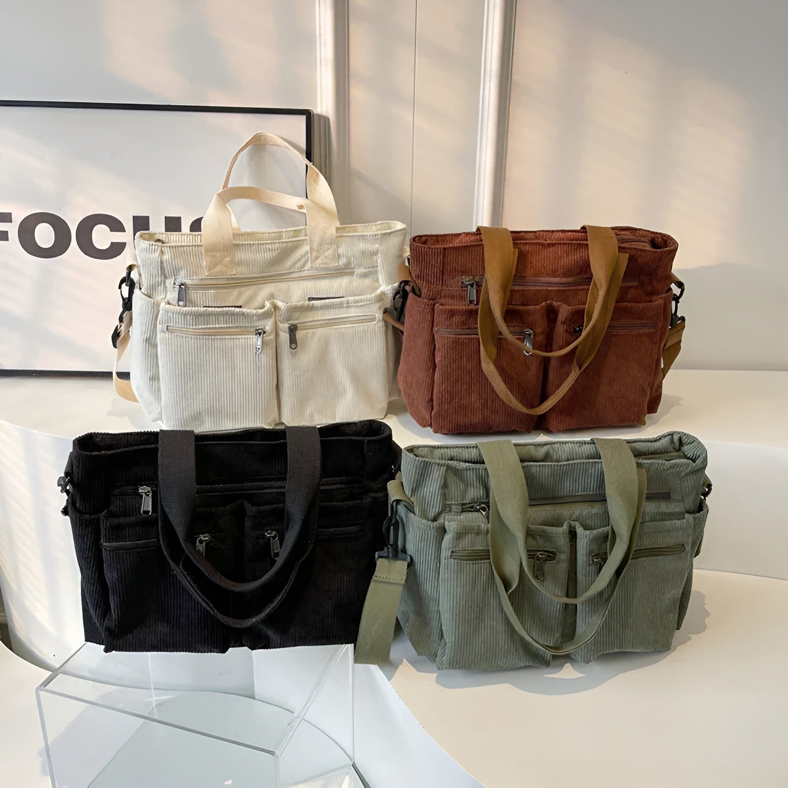 Luna Tote - Modische und prägnante Tote Bag mit großer Kapazität | 50% RABATT