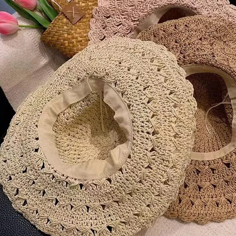 RuffleWaves™ – Eleganter Strohhut mit Sonnenschutz | 1+1 GRATIS