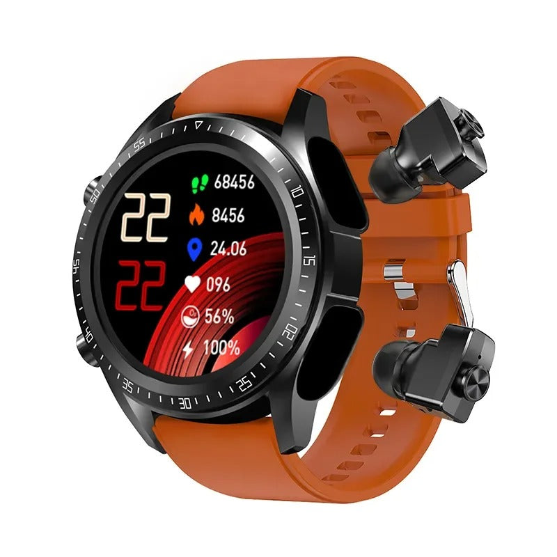 SmartFusion - Smartwatch mit TWS-Kopfhörern