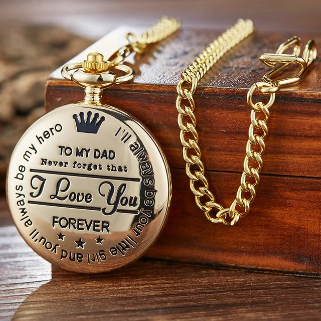 Taschenuhr Herren Silber - Elegantes Design mit Kette, Personalisierbar