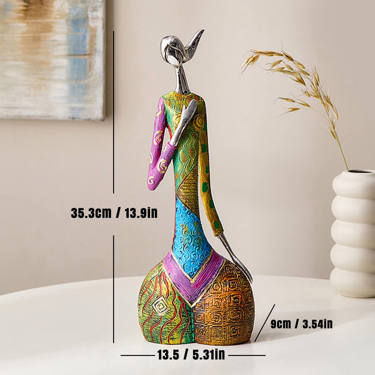 ArteLina – Farbige Figur für Stilbewusste | 50% RABATT