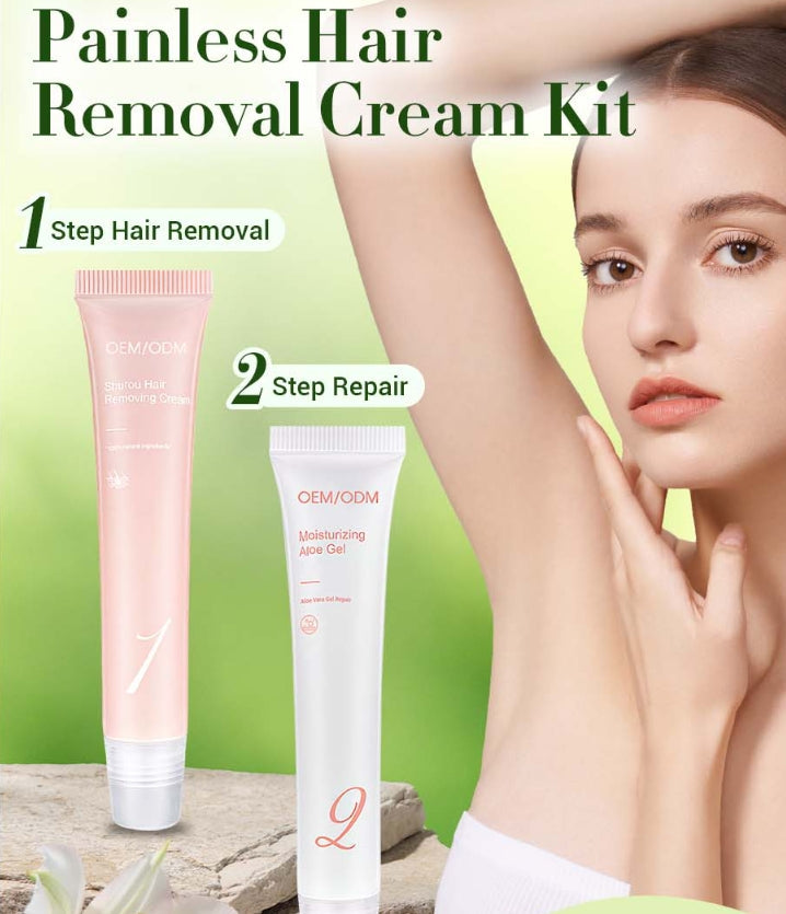 Haarentfernungscreme-Set für Frauen