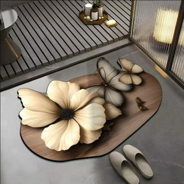 FloraStep™ – 3D Badteppich mit Sicherheit | 50% RABATT
