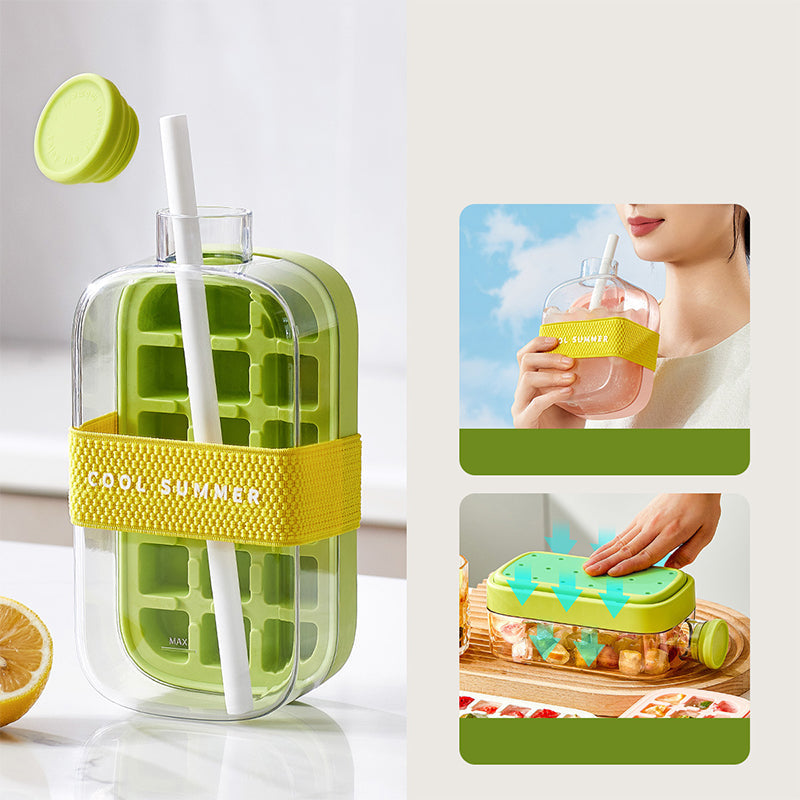 Press-To-Cold Eiswürfelform & Wasserkocher | 1+1 GRATIS