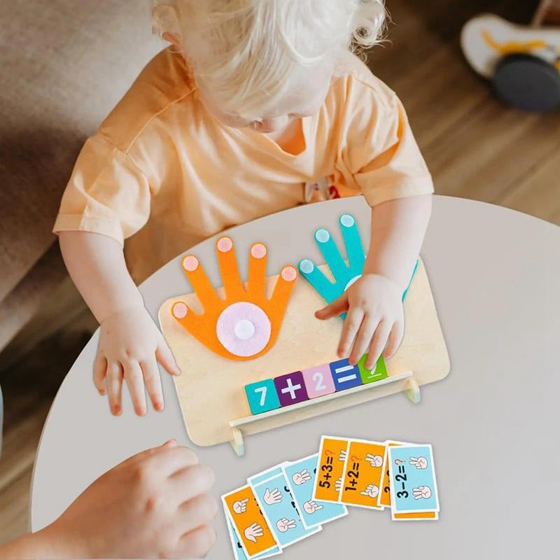 MatheSpaß – Montessori Fingerzählen Lernspielzeug | 50% RABATT