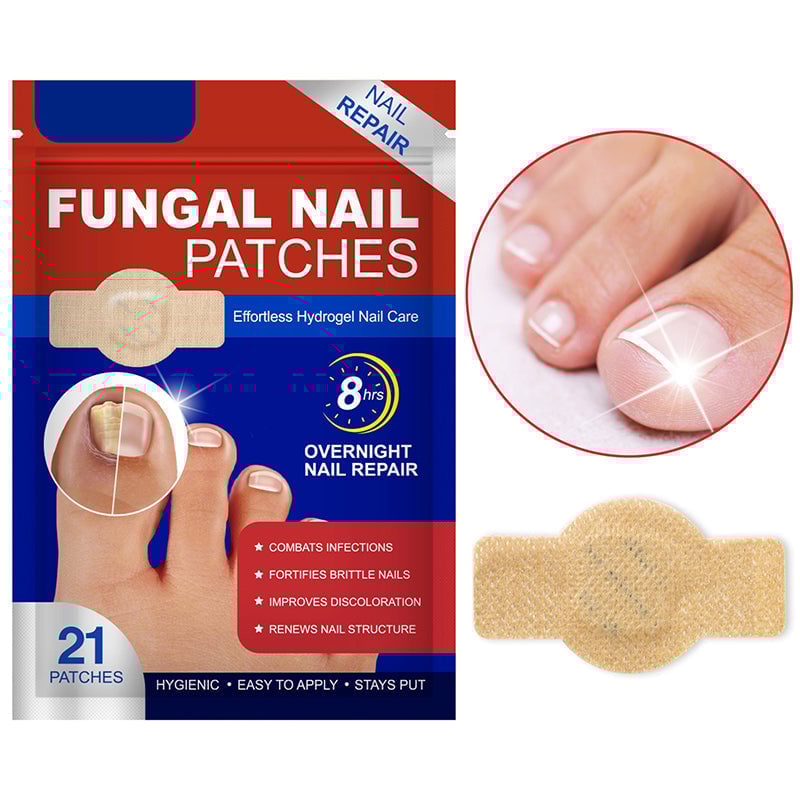 Pilz Nagelpflaster für Zehennagelpilz Linderung | 60+60 GRATIS