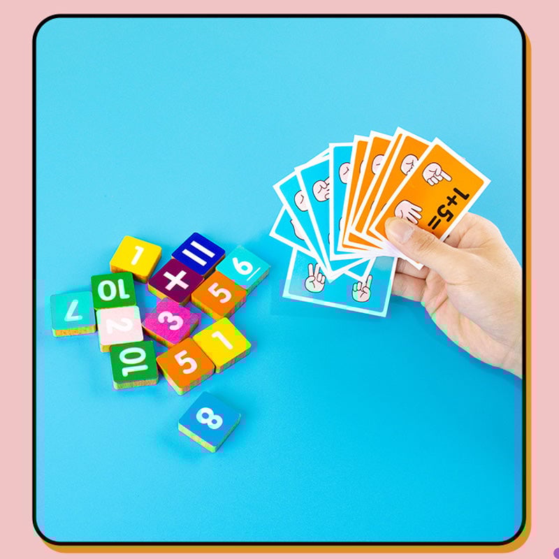 MatheSpaß – Montessori Fingerzählen Lernspielzeug | 50% RABATT