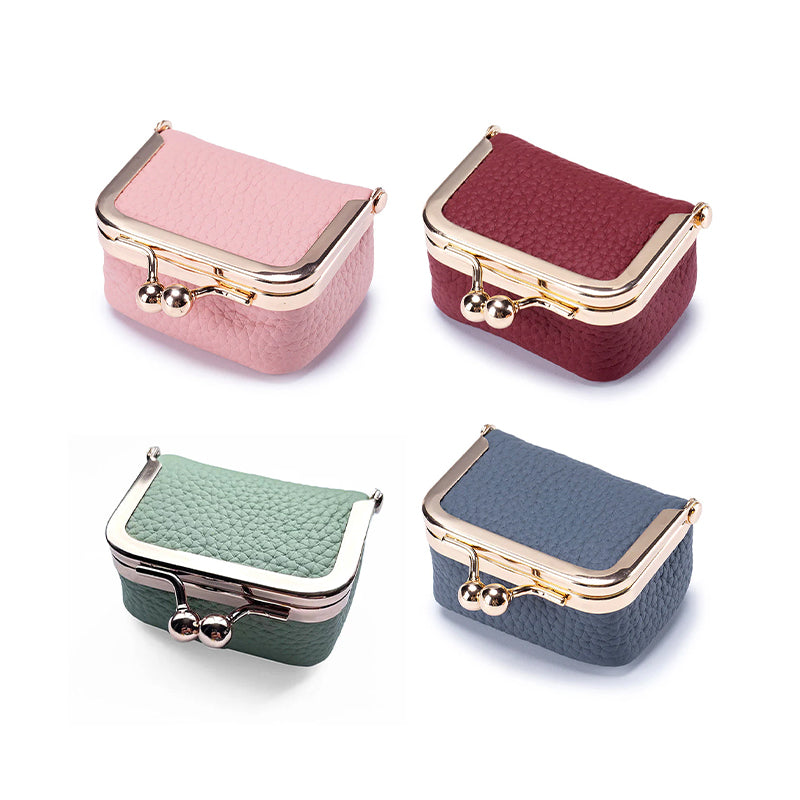 LuxJewels - Mini-Schmuckkästchen aus echtem Leder