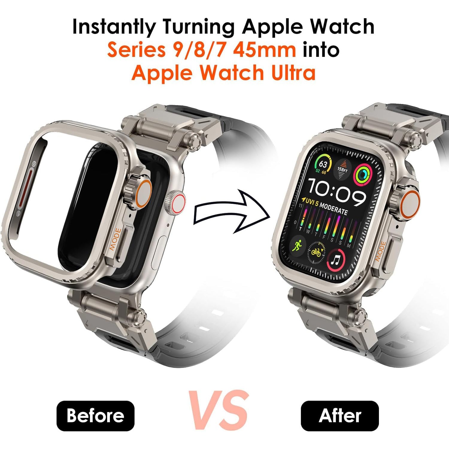 Titan Uhrengehäuse - Robuster Schutz Für Ihre Apple Watch